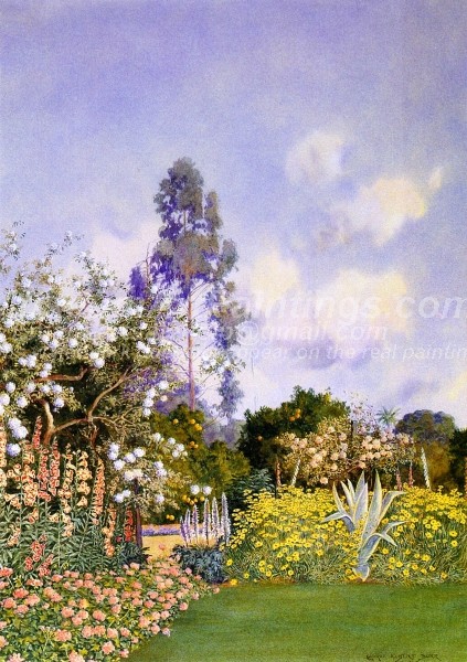 Garden Paintings Santa Barbara Gardens