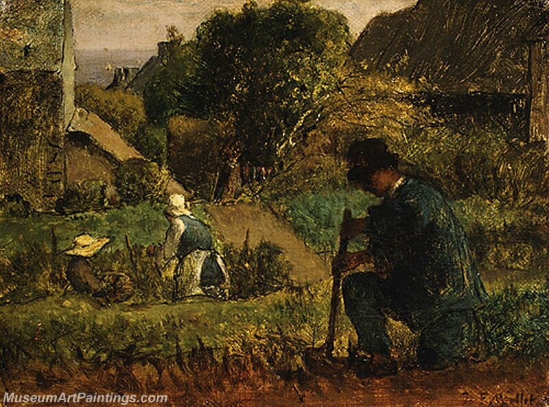 Garden Scene Painting