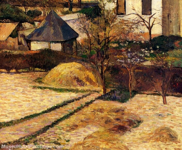 Garden View Rouen Painting