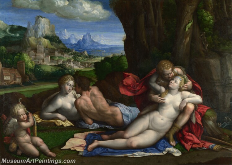 Garofalo An Allegory of Love Painting