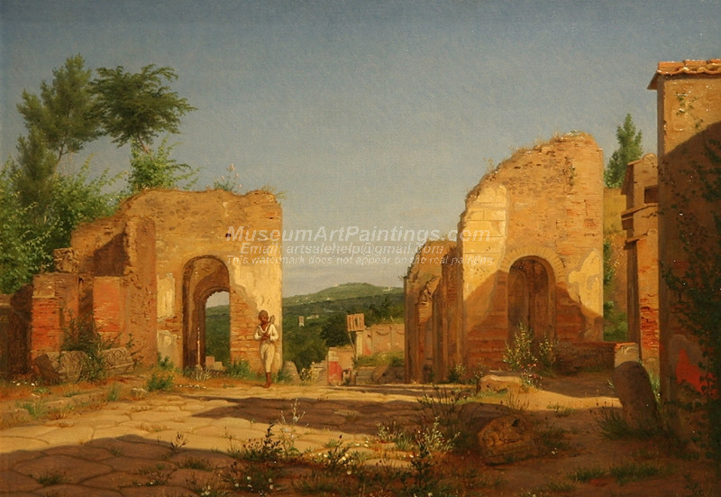 Gateway in the Via Sepulcralis in Pompeii