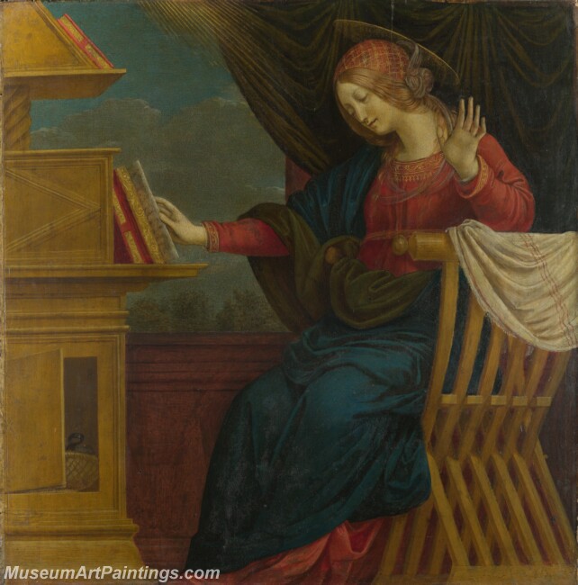 Gaudenzio Ferrari The Annunciation The Virgin Mary Painting