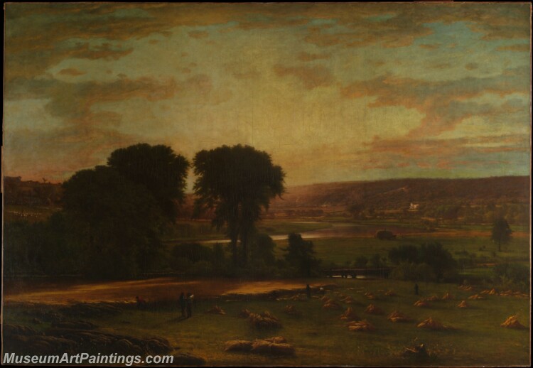 George Inness Peace and Plenty Painting