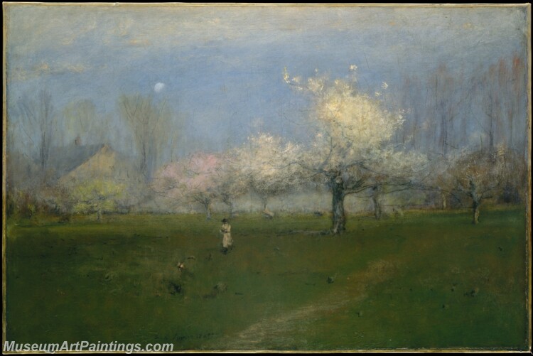 George Inness Spring Blossoms Montclair New Jersey Painting