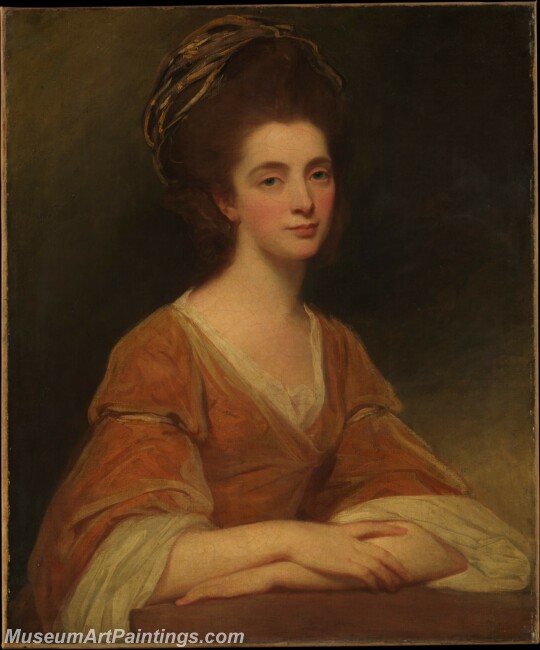 George Romney Mrs Charles Frederick Martha Rigden died Painting