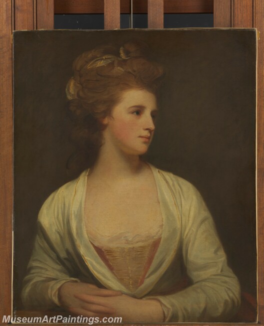 George Romney Portrait of a Woman Said to Be Emily Bertie Pott died Painting