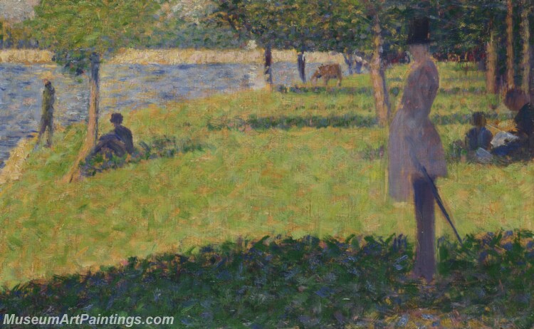 Georges Seurat Study for La Grande Jatte Painting