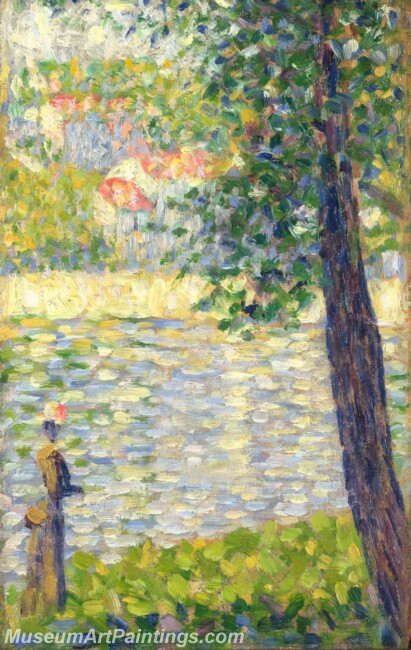 Georges Seurat The Morning Walk Painting