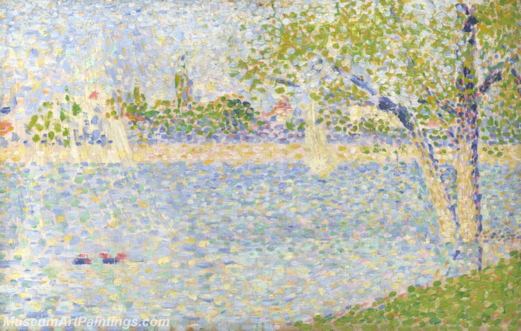 Georges Seurat The Seine seen from La Grande Jatte Painting