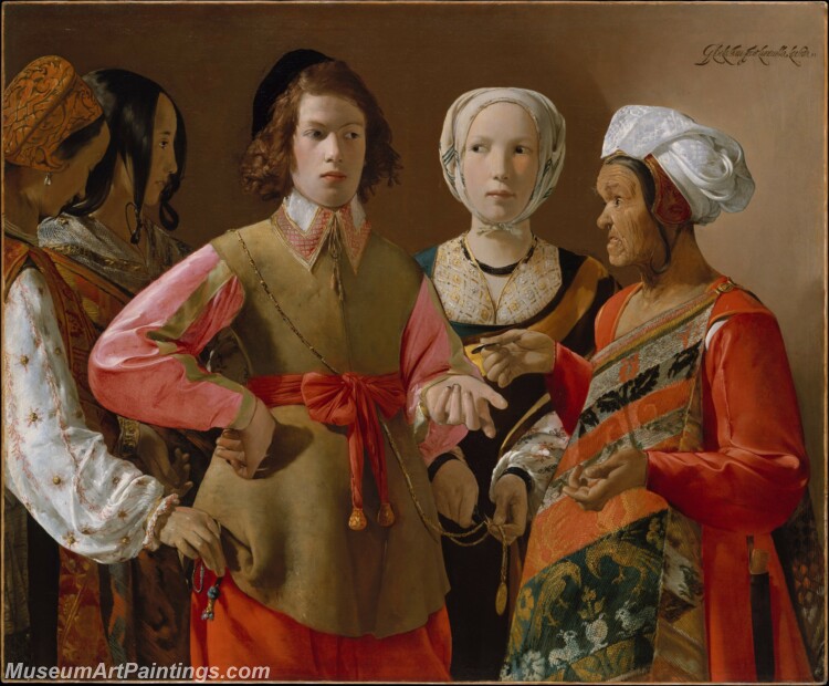 Georges de La Tour The Fortune Teller Painting