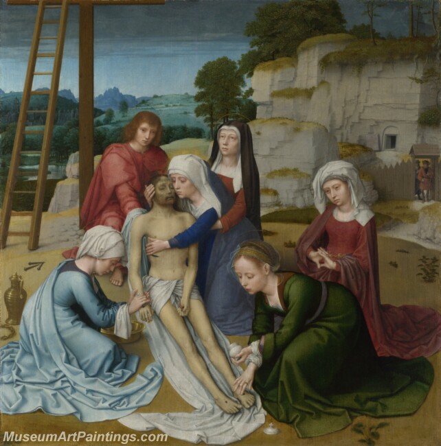 Gerard David Lamentation Painting