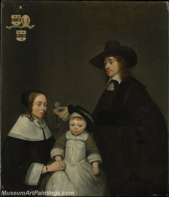 Gerard ter Borch The Van Moerkerken Family Painting