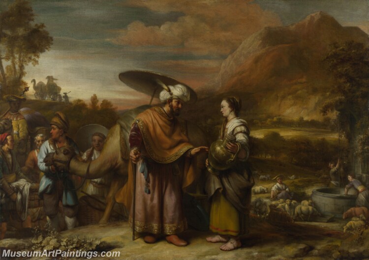 Gerbrand van den Eeckhout Rebekah and Eliezer at the Well Painting