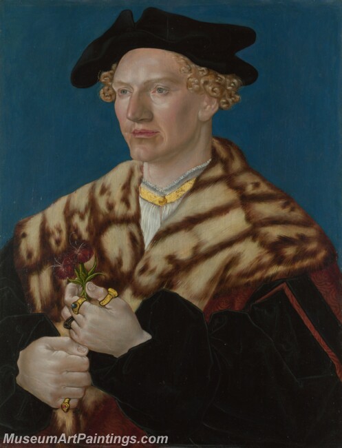 German South Portrait of a Man Painting