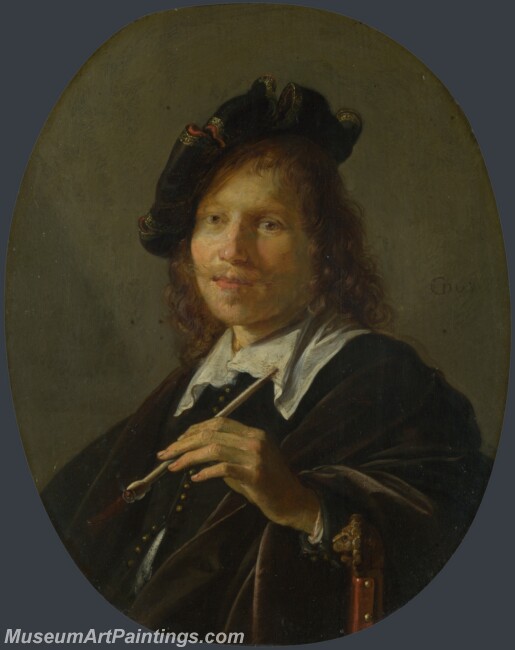 Gerrit Dou Portrait of a Man Painting