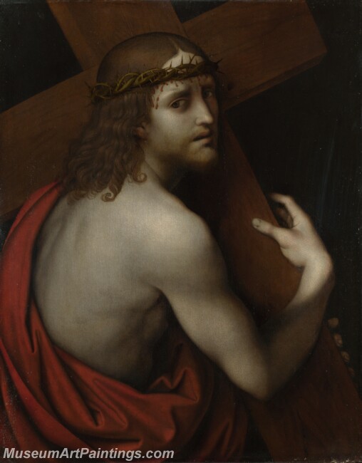 Giampietrino Christ carrying his Cross Painting