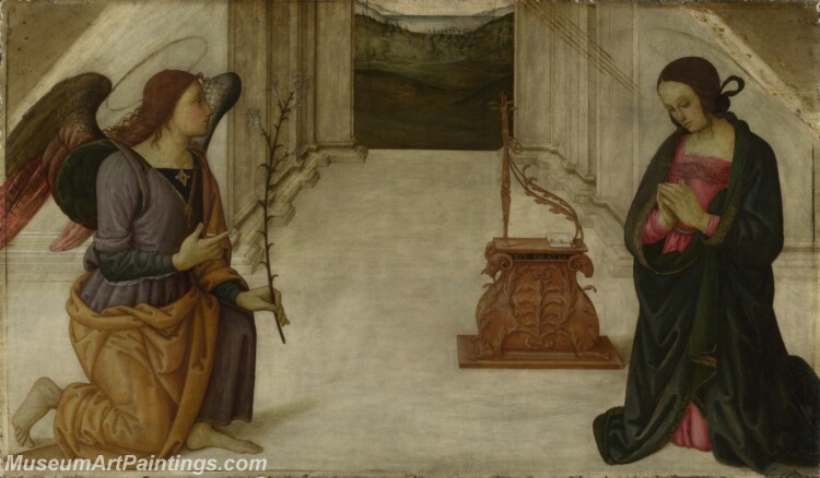 Giannicola di Paolo The Annunciation Painting