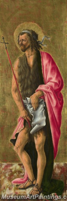 Giorgio Schiavone Saint John the Baptist Painting