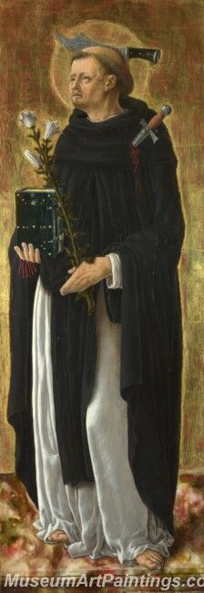 Giorgio Schiavone Saint Peter Martyr Painting