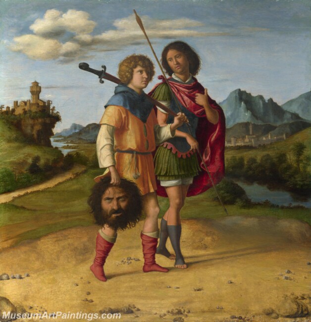 Giovanni Battista Cima da Conegliano David and Jonathan Painting