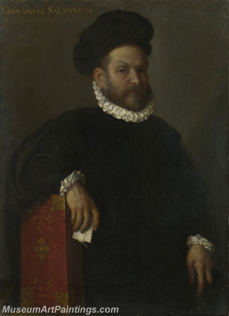 Giovanni Battista Moroni Portrait of Leonardo Salvagno Painting