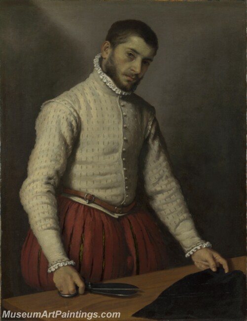 Giovanni Battista Moroni The Tailor Il Tagliapanni Painting