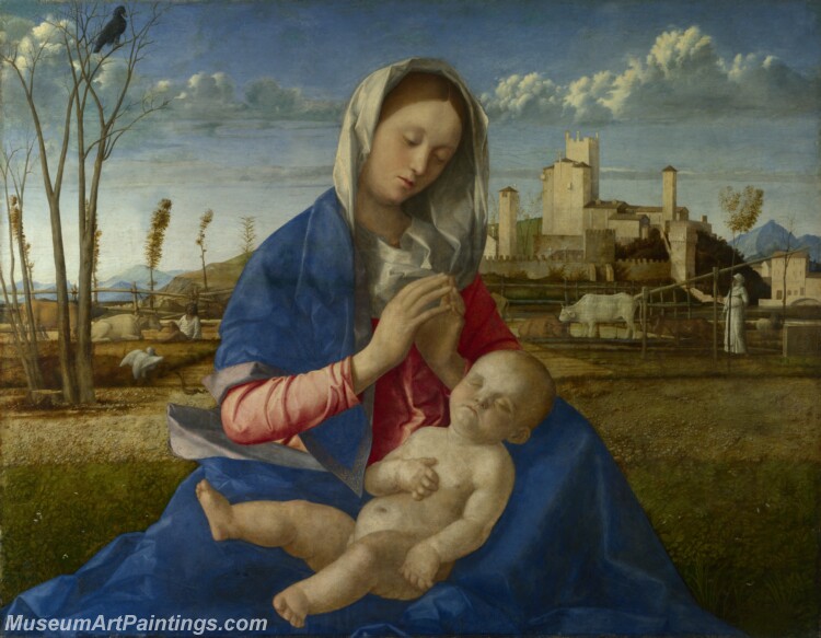 Giovanni Bellini Madonna of the Meadow Painting