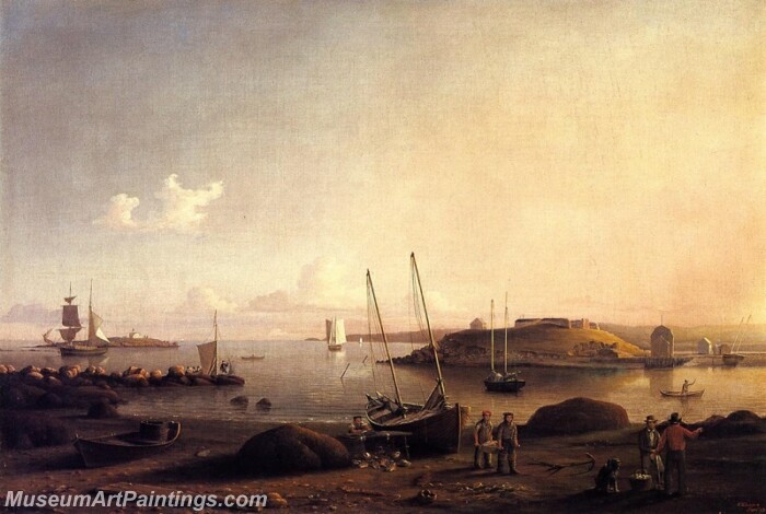 Gloucester Harbor Painting