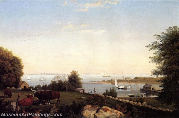 Gloucester from Brookbank Painting