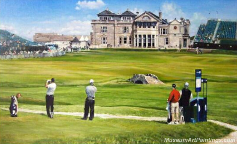 Golf Landscape Oil Painting GP01