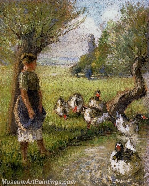 Goose Girl Painting