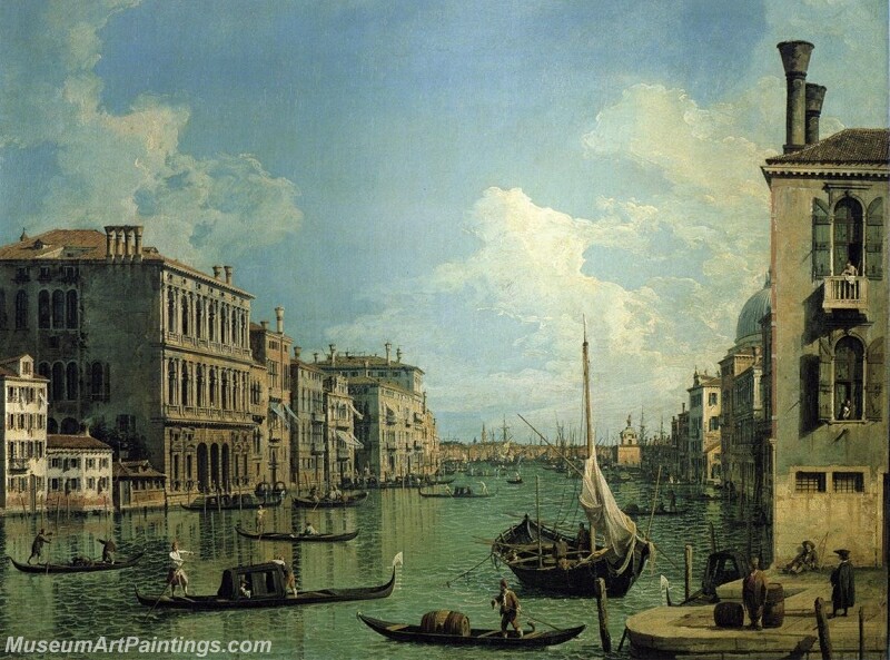 Grand Canal Near the Campo San Vio Painting