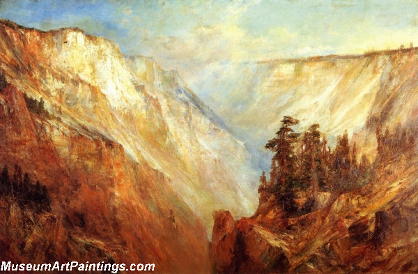 Grand Canyon of the Yellowstone River Painting