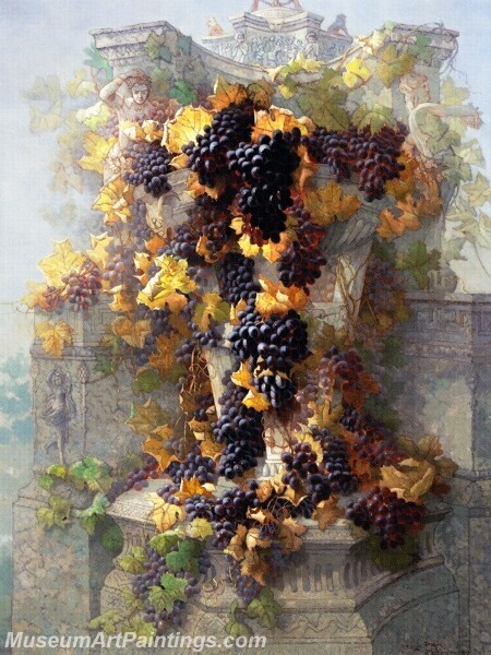 Grapes and Architecture 1 Painting