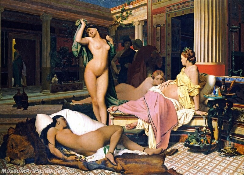 Grecian Interior Le Gynecee Painting