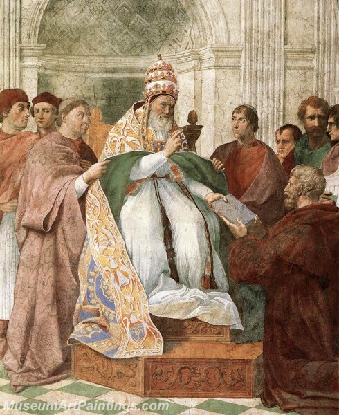 Gregory IX Approving the Decretals Painting