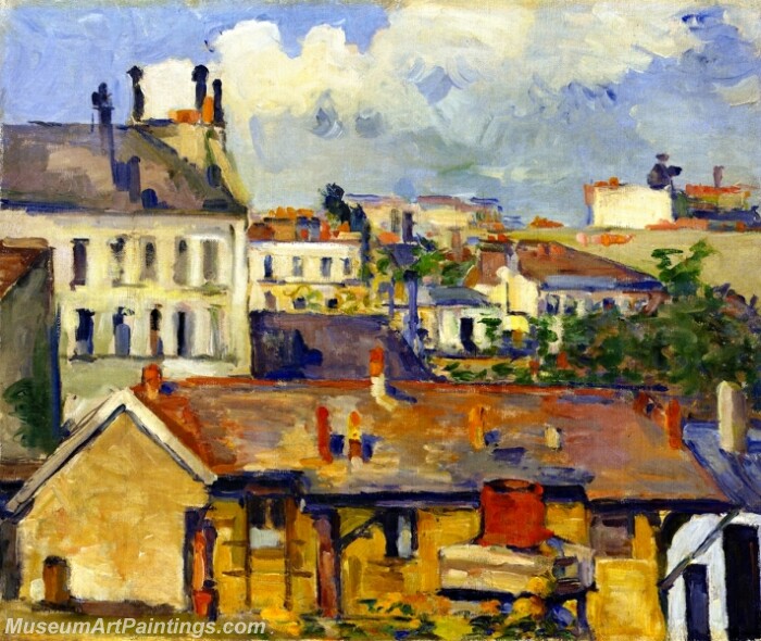 Group of Houses Painting