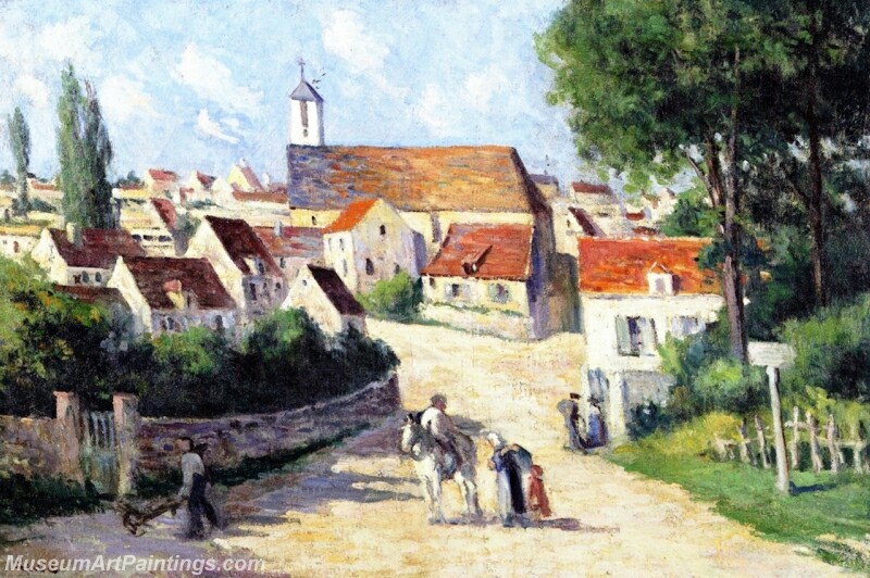 Guernes Village Street Painting