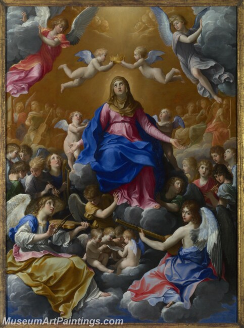 Guido Reni The Coronation of Virgin Painting