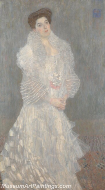 Gustav Klimt Portrait of Hermine Gallia Painting