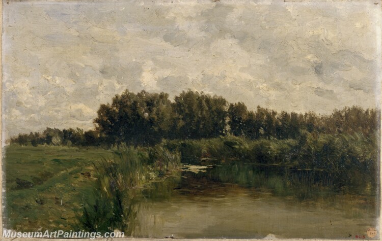 Haes Carlos de Laguna Vriesland Holanda Painting