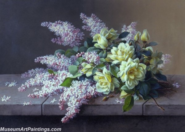 Hand Painted Flower Paintings 039