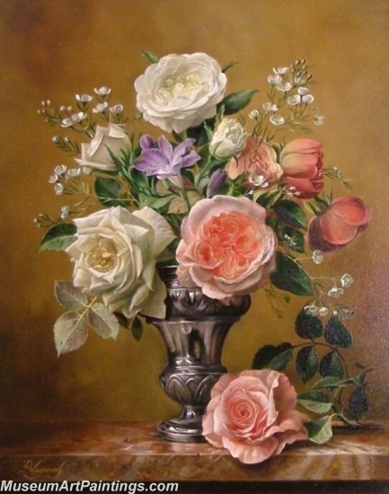 Hand Painted Flower Paintings 046