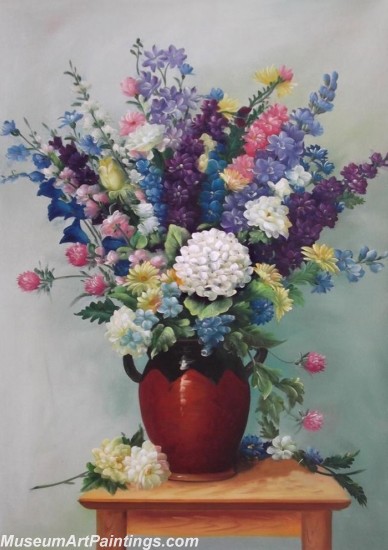 Hand Painted Flower Paintings 057