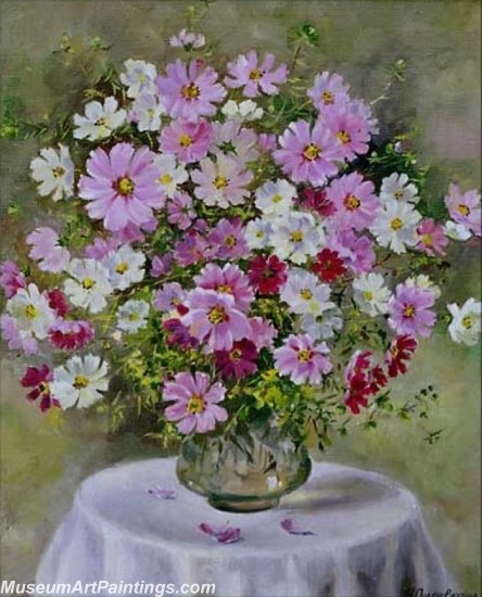 Hand Painted Flower Paintings 058