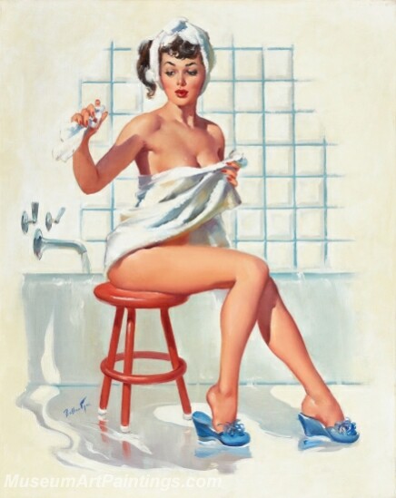 Handmade Beautiful Modern Sexy Pin Up Girls Paintings M622