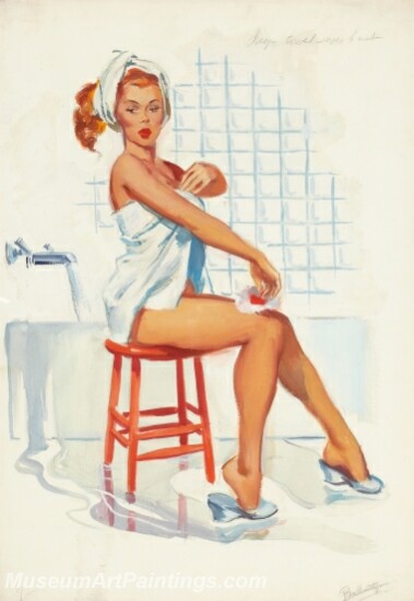 Handmade Beautiful Modern Sexy Pin Up Girls Paintings M625