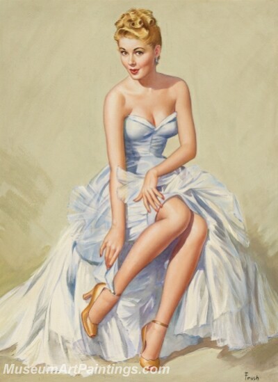 Handmade Beautiful Modern Sexy Pin Up Girls Paintings M728