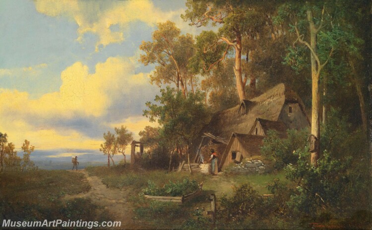 Handmade Classical Landscape Oil Painting A1179