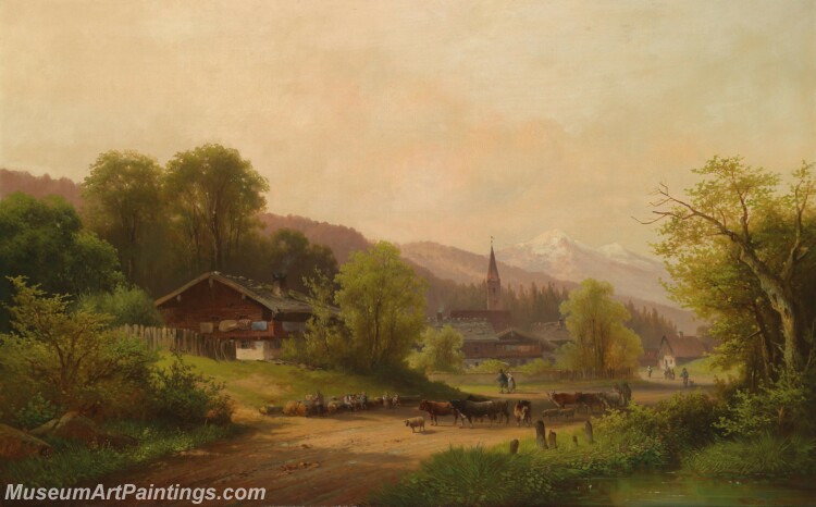 Handmade Classical Landscape Oil Painting A120